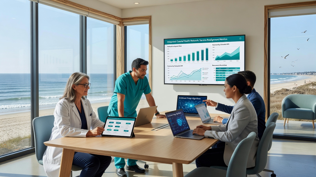 How Coastal Health Providers Realign Their Service Delivery Models During Periods of Technological Integration