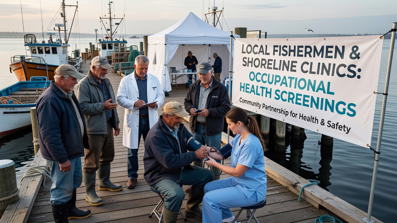 How Local Fishermen Collaborate with Shoreline Clinics on Occupational Health Screenings